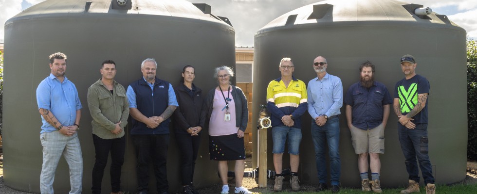 Local Businesses dramatically boost Hāwera Hospital's water supply